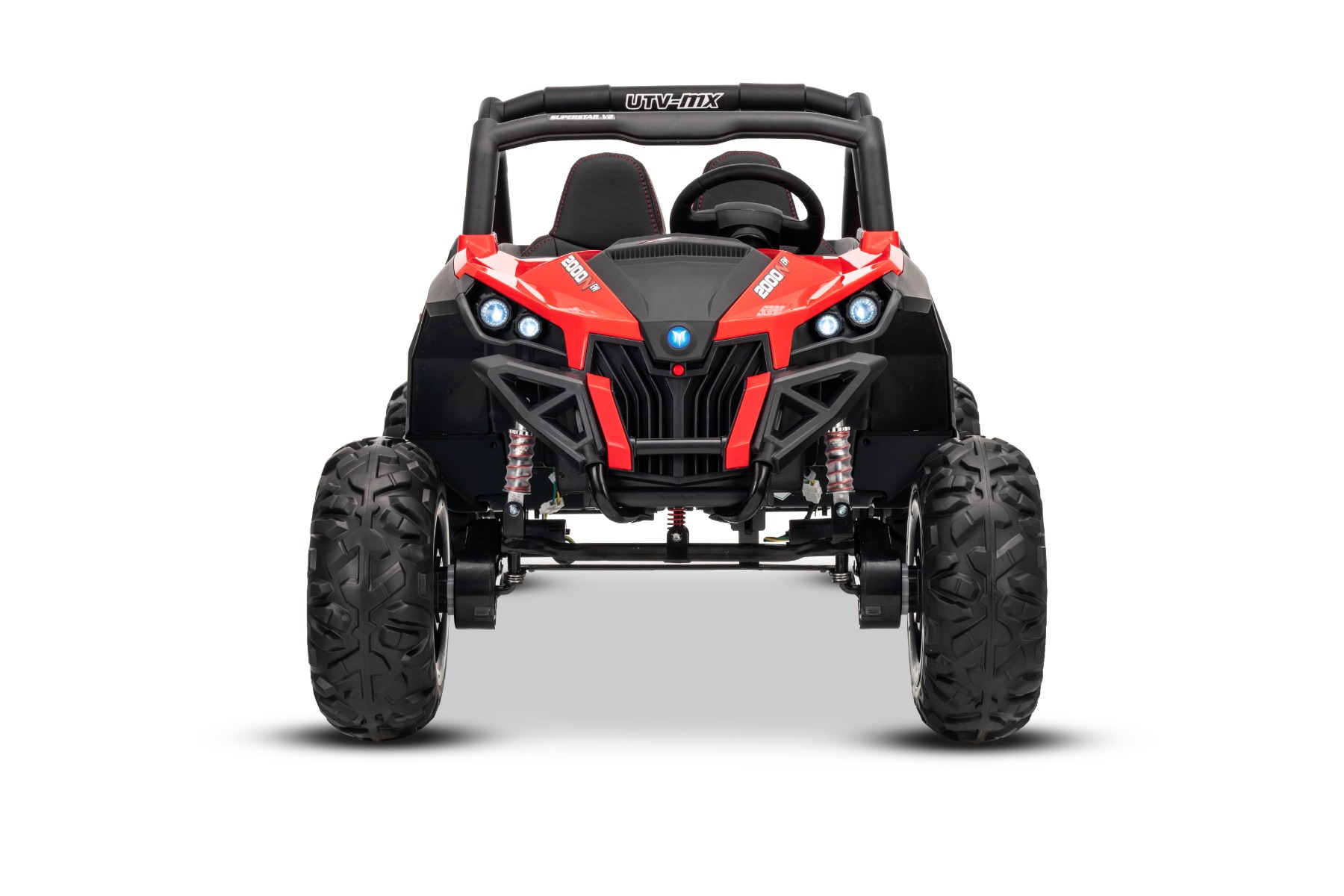 Vordere LED-Leuchten mit Federung auch vorne