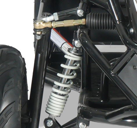 Robustes Fahrwerk mit Stabilisator