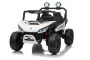Elektrisches Kinderauto T-REX Ride 4x4 Zweisitzer 24V, weiß, MP3-Player mit USB/AUX-Eingang, Allradantrieb (4x4), Lithiumbatterie, Federung, Fernsteuerung, LED-Lichter