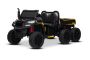 Elektrisches Farm-Kinderauto RIDER 6X6 24V mit Allradantrieb (4×200W), Zweisitzer, schwarz, Lithium-Batterie, EVA-Räder, Doppelsitz aus Kunstleder, gefederte Achsen, 2,4 GHz Fernbedienung, MP3-Player mit USB/AUX-Anschluss, Bluetooth