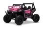 Beneo Motors Elektroauto für kinder 24V UTV, Rosa, kinder elektroauto 2 sitzer mit 2,4 GHz Ferbedienung, 2 x 200 W Motor, Lithium-Akku, Eva-Räder, gepolsterter Sitz, USB, SD-Karte, elektrofahrzeug kinder ab 3-8 jahre