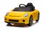 Lizenziertes Elektrofahrzeug RUF GT 12V, gelb, mit öffnenden Türen, 2,4 GHz Fernbedienung, LED-Lichter vorne und hinten, USB/Aux-Eingang, Lithium-Batterie, 2 x 35W Motor, ORIGINALE Lizenz