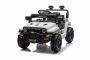 Elektroauto für Kinder OFFROAD NEW mit Hinterradantrieb, weiß, Lithium-Batterie, hohes Fahrgestell, breiter Sitz, Hinterradfederung, 2,4-GHz-Fernbedienung, LED-Leuchten