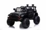 Elektroauto für Kinder 12V Offroad Modell 2024 schwarz, hohes Fahrgestell, breiter Sitz, hängende Achsen, Elektroauto für kinder mit 2,4-GHz-Fernbedienung, MP3/USB , LED-Leuchten, elektroauto kinder ab 3-8 jahre