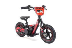 Elektro Laufrad für Kinder RIRIBIKE RTX3 24V (12"), rot, Lithium-Batterie, 100W-Motor, Scheibenbremse, verstellbarer weicher PU-Sitz