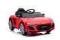 Kinder-Elektroauto Audi R8 Spyder - NEUER Typ, Rot, Originallizenz, Batteriebetrieben, Öffnende Türen, Kunststoffsitz, 2x 25W Motor, 12V Batterie, 2,4 Ghz Fernbedienung, Sanftanlauf, MP3-Spieler