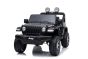 RIRICAR Elektroauto für Kinder 12V JEEP Wrangler, Schwarz, kinder elektroauto 2 sitzer mit 2,4-GHz-Fernbedienung, Radio mit Bluetooth- und USB-Eingang, Eva-Räder, elektrofahrzeug kinder ab 3-8 jahre
