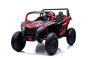 Kinder Elektroauto 24V UTV XXL, rot, elektroauto für kinder 2 sitzer, Ledersitze, 180W Motoren, elektrofahrzeug kinder ab 3 bis 12 jahre