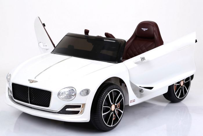 Original lizenziert Ledersitz Soft EVA R/äder /Öffnungst/üren Bentley EXP12 Elektrisches Auto f/ür Kinder 12 V Batterie Glatter Start 2.4 Ghz Fernbedienung 2x Motor batteriebetrieben Schwarz