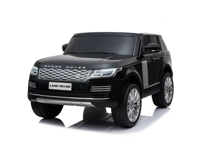 Elektro Kinderauto Range Rover, schwarz, doppelter Ledersitz RIRICAR Elektrisches Auto für Kinder, Range Rover, schwarz
