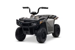 Lizensiertes elektrisches Ride-on Quad Arctic Cat 12V mit Hinterradantrieb, graue, LED-Beleuchtung, Lithium-Akku, 2 x 25W Motoren