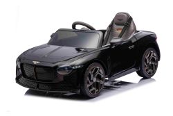 Elektrisches Kinderauto Bentley Bacalar 12V, schwarz , Türen öffnen nach oben, 2,4 GHz Fernbedienung, LED-Beleuchtung, USB/AUX-Anschluss, Federung, Lithium-Akku, 2 x 25W Motor, ORIGINALE Lizenz