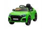Elektroauto für Kinder Audi RSQ8 grün, USB, Ledersitz, 2x 35W Motor, 12V/7Ah-Batterie, 2,4 GHz Fernbedienung, weiche EVA-Räder, LED-Leuchten, Sanftanlauf, ORIGINAL-Lizenz 