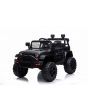 Kinder Elektroauto 12V Offroad Modell 2023 schwarz, hohes Fahrgestell, breiter Sitz, hängende Achsen, Elektroauto für kinder mit 2,4-GHz-Fernbedienung, MP3/USB , LED-Leuchten, elektroauto kinder ab 3-8 jahre