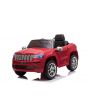 Kinder Elektroauto 12V Jeep Grand Cherokee, Rot, Ledersitz, 2 x 35W Motor, Elektroauto für kinder mit 2,4 GHz Fernbedienung, MP3/USB/AUX Eingang, Elektrofahrzeuge für kinder ab 3 bis 7 jahre