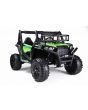 RIRICAR Elektroauto für kinder 24V UTV, grün, kinder elektroauto 2 sitzer mit 2,4 GHz Ferbedienung, 2 x 200 W Motor, Eva-Räder, gepolsterter Sitz, USB, SD-Karte, elektrofahrzeug kinder ab 3-8 jahre