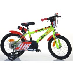 DINO Bikes - Kinderfahrrad 16" 416US - grün - schwarz 2020