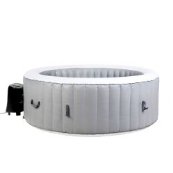 BeneoSpa NEU Tragbarer aufblasbarer Whirlpool für 4 Personen, Spa, Jacuzzi, Grau