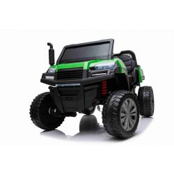 Farm Elektroauto Kinder RIDER 4X4 mit Vierradantrieb, 2x12V Batterie, EVA-Räder, Federachsen, 2,4 GHz Fernbedienung, Zweisitzer, MP3-Player mit USB/SD-Eingang, Bluetooth