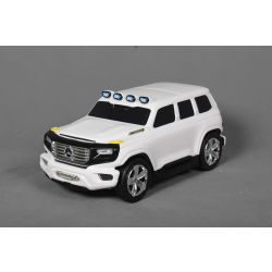 Kinder ziehen lizenziertes Mercedes-Benz Ener-G-Force-Gepäck mit - Weiss, kleine Reisetasche