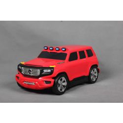 Kinder ziehen lizenziertes Mercedes-Benz Ener-G-Force-Gepäck mit - Rote kleine Reisetasche