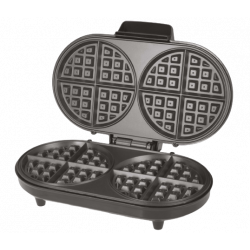 Richard Bergendi Double Belgian Waffle Maker, Waffle Iron, 1200 W, Non Stick Plates, Variable Temperature Control