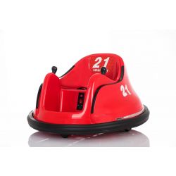  Kinder-Elektrofahrzeug RIRIDRIVE, 12V Batterie, rot, zum Fahren im Innen- und Außenbereich geeignet 2,4 Ghz Fernbedienung, LED Beleuchtung, Steuerung über Joystick, Motoren 2 X 15W