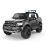 Elektroauto für Kinder Ford Raptor, Schwarz, Hochwertige Federung, LED-Leuchten, Doppelsitz, 2,4-GHz-Fernbedienung, Schlüsselstart, 4 X MOTOR, USB, SD-Karte, ORIGINAL-Lizenz