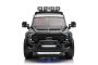 Kinder-Elektroauto Ford Super Duty 24V schwarz, Zweisitzer, 4X4-Antrieb mit leistungsstarken 24V-Motoren, Kunstledersitze, EVA-Doppelhinterräder, 2,4 GHz-Fernbedienung, LED-Lichtrampe, MP3-Player mit USB-Eingang, ORIGINAL-Lizenz