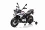 Elektromotorrad BMW F850 GS, lizenziert, 12-V-Batterie, weiche EVA-Räder, 2 x 35-W-Motoren, LED-Leuchten, Hilfsräder, MP3-Player mit USB/Aux-Eingang, weiß