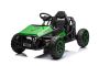 Kinder elektroauto 24V Sportcart, Grün, weiche EVA-Räder, Kunstledersitz, 2 x 50W Motor, 24V Akku, massive Metallkonstruktion