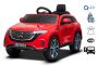 Elektroauto Mercedes-Benz EQC, Rot, original lizenziert Kinder Elektroauto, Kunstledersitz, zu öffnende Türen, 2x 35W Motor, Elektroauto für Kinder 12V / 7Ah Batterie, 2,4 GHz Fernbedienung, weiche EVA-Räder, Federung, sanfter Start, LED-Leuchten