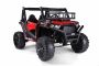 RIRICAR Elektroauto für kinder 24V UTV, rot, kinder elektroauto 2 sitzer mit 2,4 GHz Ferbedienung, 2 x 200 W Motor, Eva-Räder, gepolsterter Sitz, USB, SD-Karte, elektrofahrzeug kinder ab 3-8 jahre