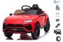 Kinder elektroauto 12V Lamborghini URUS, rot, original lizenziert, 2x Motor, 12V Batterie, Elektroauto für kinder mit 2,4-GHz-Fernbedienung, weiche EVA-Räder, Federung, Elektrofahrzeug kinder ab 3 bis 6 jahre