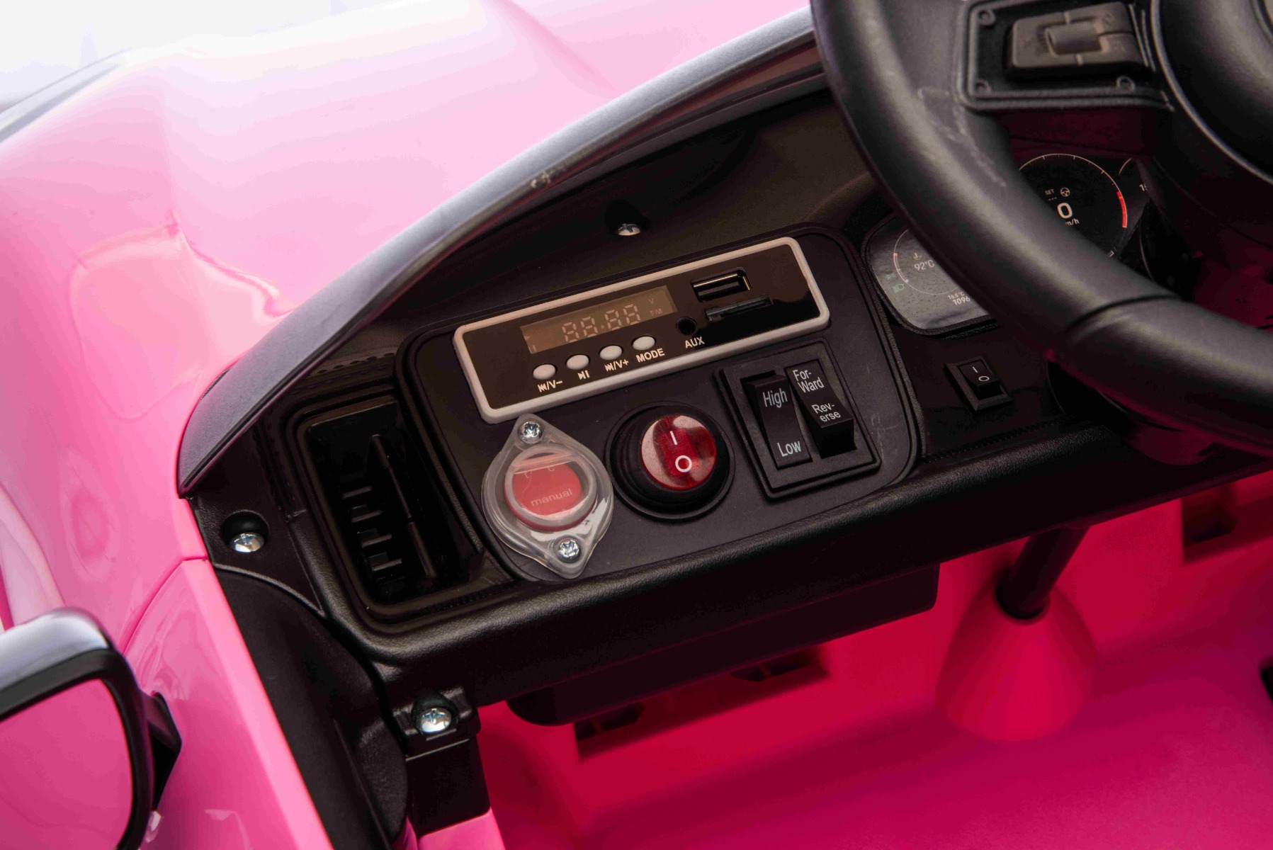 Richtungs- und Geschwindigkeitswahlschalter