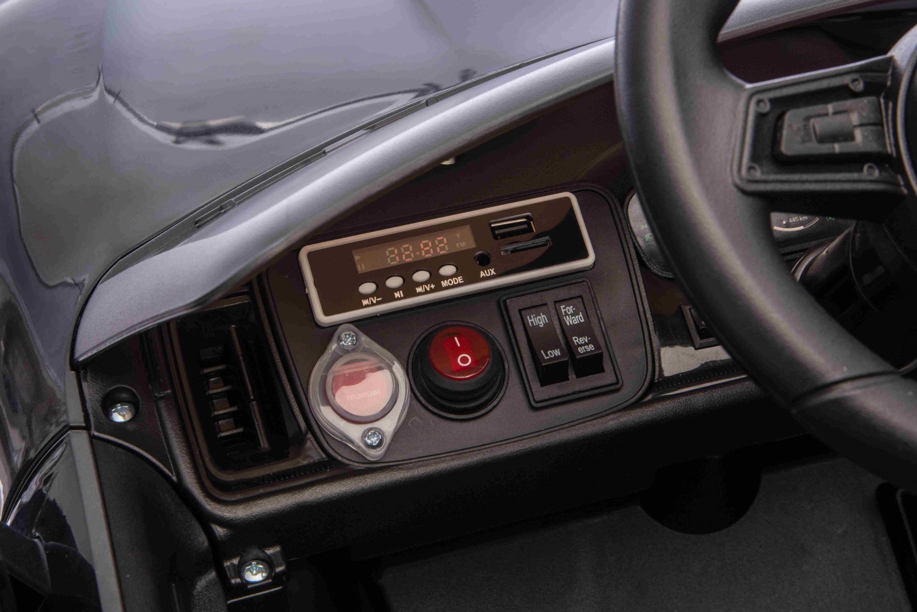 Richtungs- und Geschwindigkeitswahlschalter