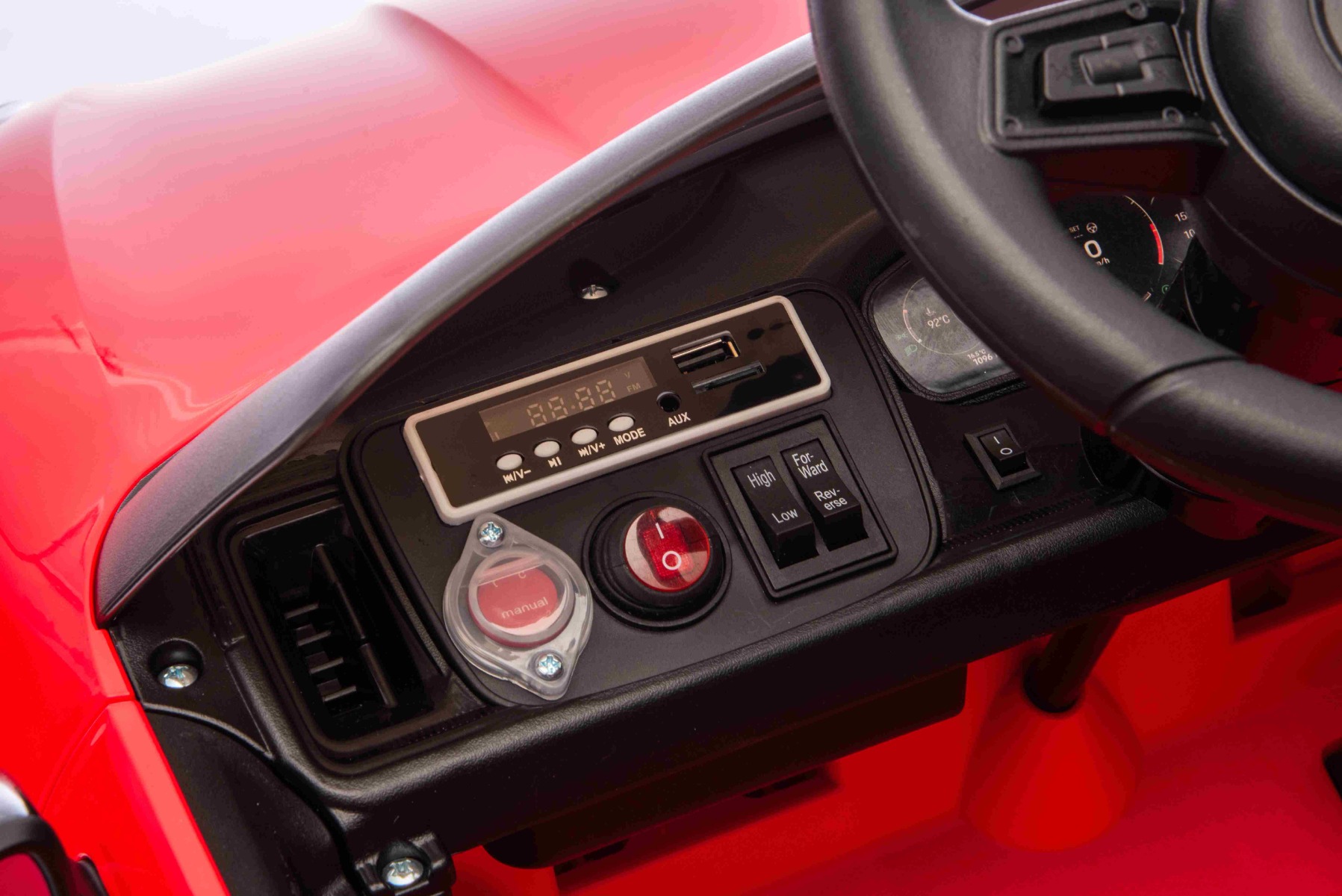 Richtungs- und Geschwindigkeitswahlschalter